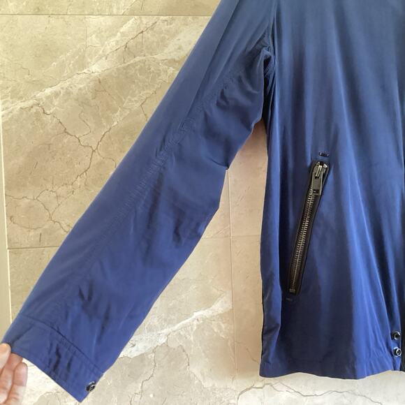 Diesel Zip Track Jacket - XL Navy Minimalist Lightweight Casual Streetwear $325 - Picture 7 of 11